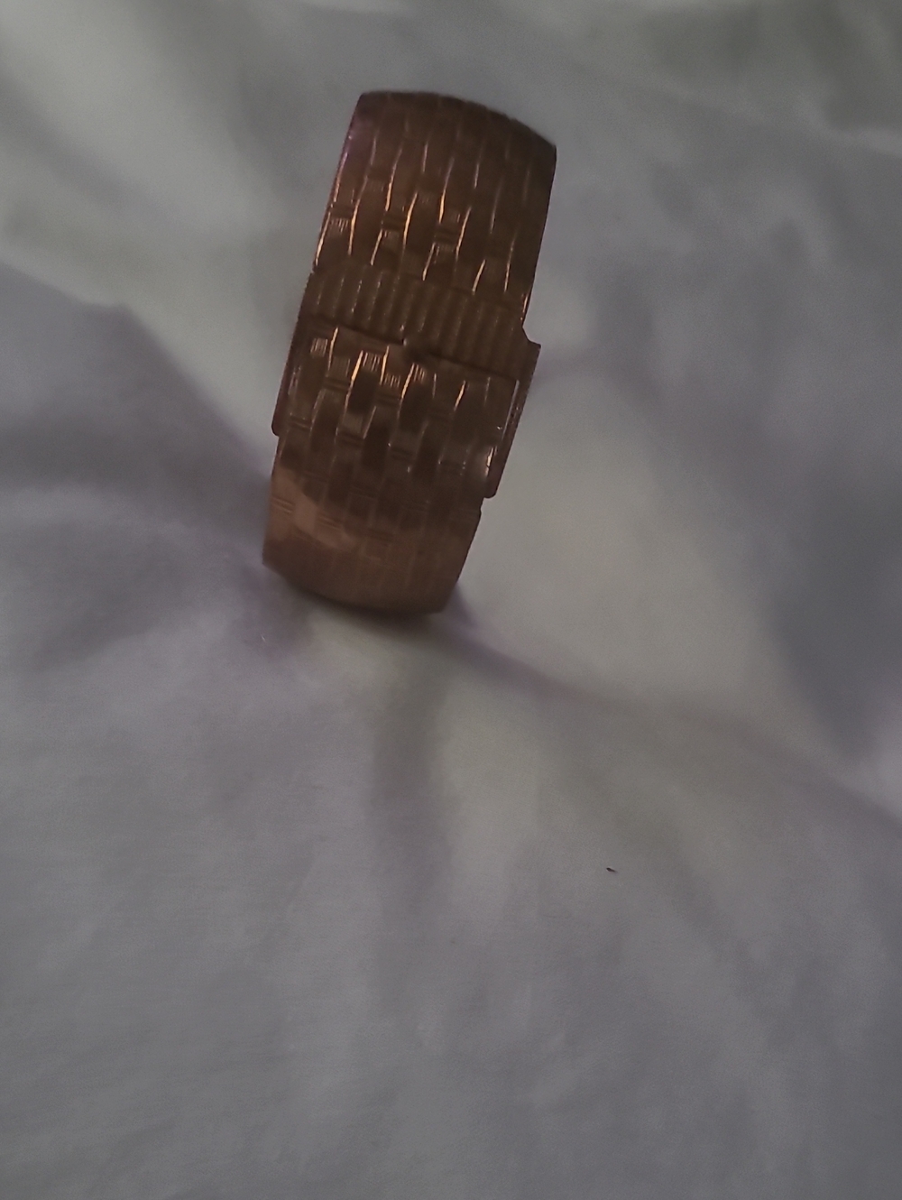 Elegant Women's Gold-Tone Woven Bracelet